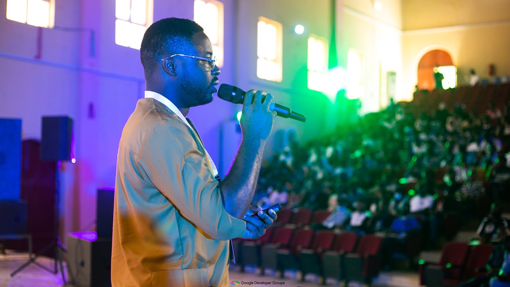 Obum on Stage