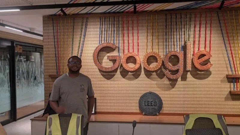 Obum at Google Kenya Office