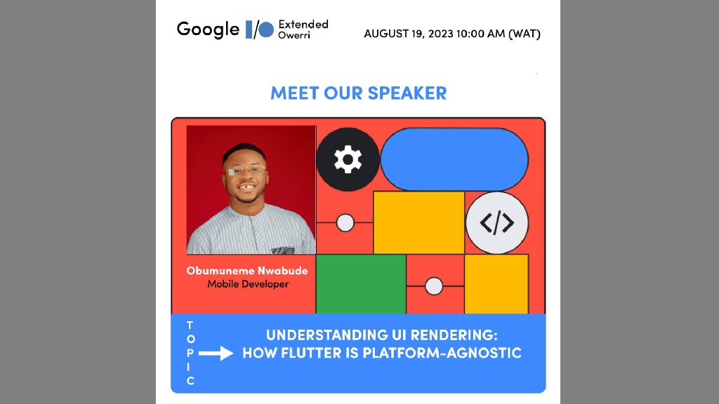 Speaker Flyer