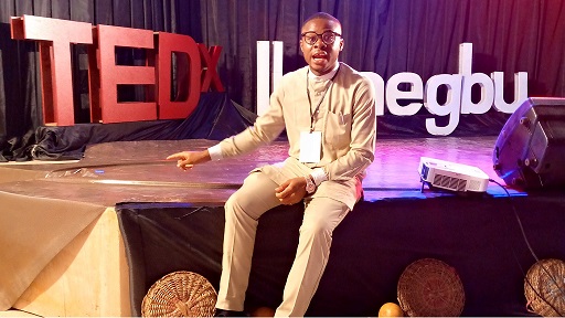 Obum attending TEDx Ikenegbu
